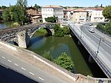 New and old bridges in Graulhet, France