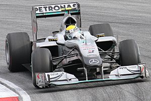 Nico Rosberg 2010 Malaysia race