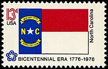 North Carolina Bicentennial 13c 1976 issue