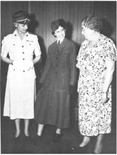 Opha Johnson and Katherine Towle in 1946
