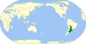 Paroaria coronata map.svg