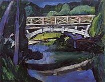 Pyotr Konchalovsky bridge-1911