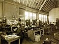 Quartermaster Corps soldiers in typewriter repair shop at Tours, France, 1919 (29992301794)
