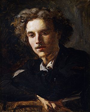 Ramón martí alsina-retrato del pintor francisco torescassana