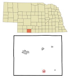 Location of Danbury, Nebraska