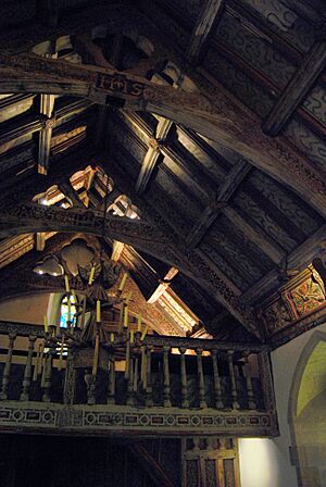Rhug Chapel part of remarkable interior