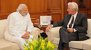 Richard Gere with PM Modi