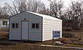 Rudy's Library, Monowi, Nebraska, USA