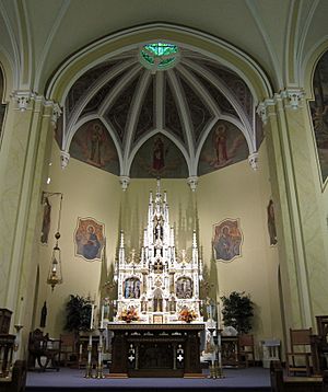Saint Rose Catholic Church (Saint Rose, Ohio) - interior, sanctuary
