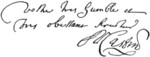 Signature of Jean-Vincent d'Abbadie de Saint-Castin (1652–1707).png