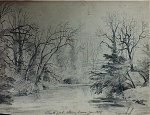 Silent Pool, Albury, Surrey (1888) by Lewis Pinhorn Wood