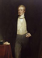 Sir Robert Peel, 2nd Bt by Henry William Pickersgill-detail