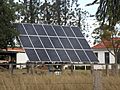 Solar panels at Franklyn Vale Homestead Mount Mort, Queensland