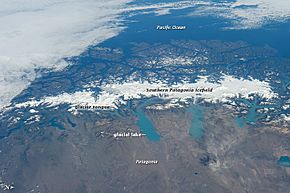 Southern Patagonia Ice Field from ISS