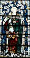 St. Edmund's church Crickhowell - Stained glass window - detail - geograph.org.uk - 1395437