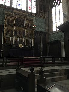 St Augustine's Church high altar, Pendlebury, Greater Manchester