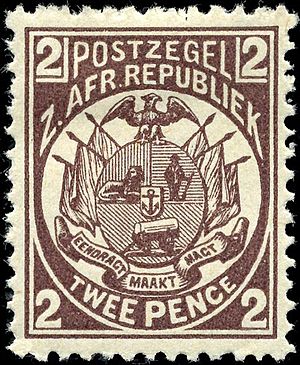 Stamp Transvaal 1885 2p