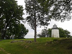 Stony Point Lighthouse at Stony Point Battlefield State Park Stony Point New York Taken from site of British fort.jpg