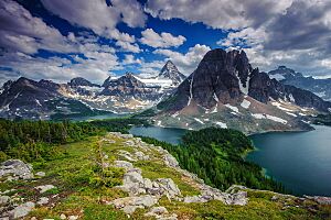Sunburst Peak panorama