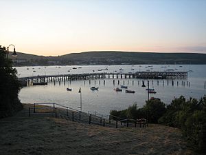 Swanage Pier at Dusk