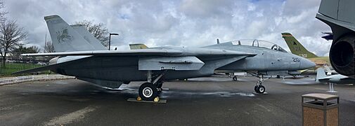 The F-14 "Tomcat" on display at the Aerospace Museum of California