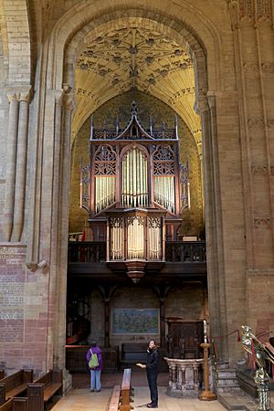 The organ, Sherborne Abbey 01