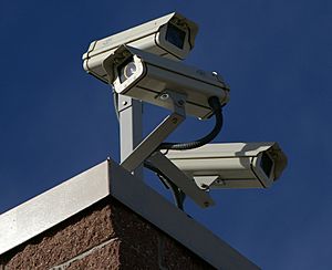 Three Surveillance cameras