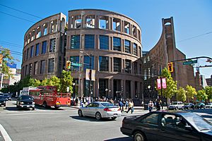 Vancouver Library on robson street