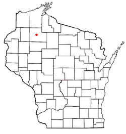 Location of New Post, Wisconsin