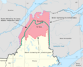 Webster-Ashburton treaty map-en