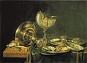 Willem Claesz Heda - Nautilus Cup, Tazza, and Plates of Oysters - 1649.jpg
