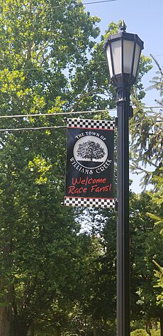 Williams Creek Indiana Welcome Race Fans