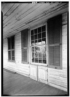 Window detail Woodburn Plantation