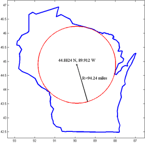 Wisconsin Pole of Inaccessibility