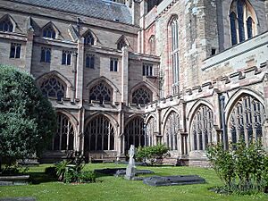 Worcester Cathedral UK 16052015 Cloisters5