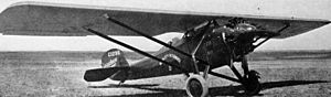 Yackey monoplane right front Aero Digest October 1927