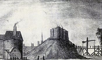 York Castle in 1644