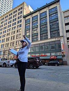 "Decoding Downtown Indy" walking tour by Indiana Landmarks