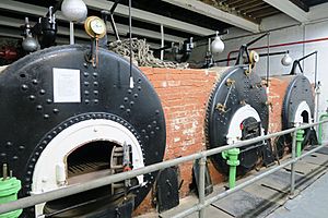 1906 boilers in the Boiler House (EHP, 2016)