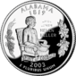 Alabama quarter dollar coin
