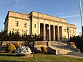 2014-12-27 15 46 06 Front of the Trenton War Memorial in Trenton, New Jersey