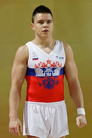 2015 European Artistic Gymnastics Championships - Vault - Nikita Nagornyy 01