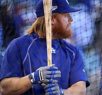 2016-10-22 Justin Turner Dodgers batting practice