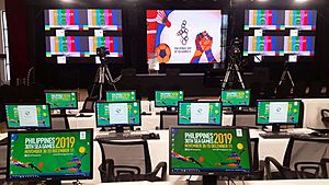 2019 SEA Games International Broadcast Center interior