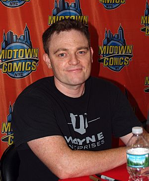 Snyder at a Midtown Comics signing in Manhattan in 2016