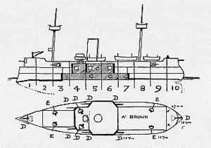 ARA Almirante Brown line-drawing