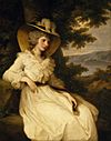 Angelica Kauffman - portrait of Lady Elizabeth Foster