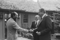 Anwar Sadat greets Ezer Weizman 9-7-78