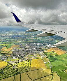 Ashbourne from the air