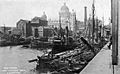 Barges at Canning Dock, Liverpool, England c.1910